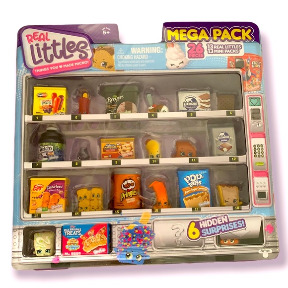 Shopkins Toys Shopkins Real Littles Vending Machine Mega Pack